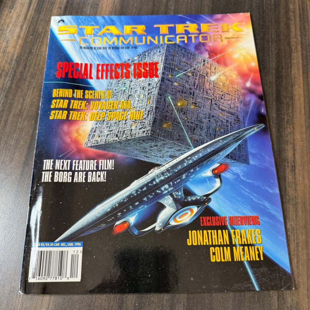 Star Trek Communicator Magazine Special Effects Issue Dec Jan 1996 Jonathan Fra